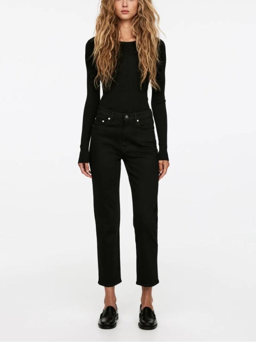 ARKET Straight Cropped Stretch Sz 30